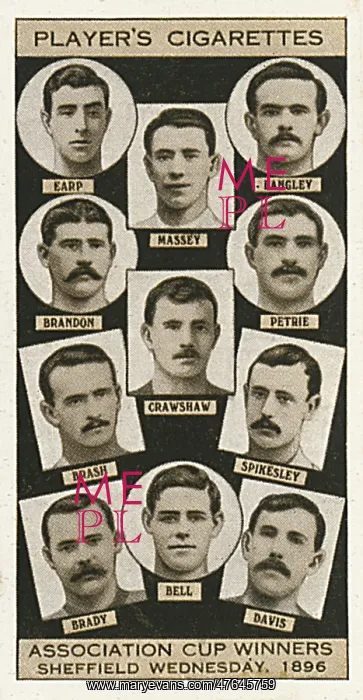 : FA Cup winners - Sheffield Wednesday, 1896 : FA Cup winners - Sheffield Wednesday, 1896