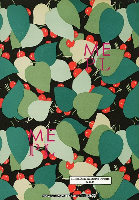 : Fabric design, Art Gout Beaute, 1929 : Fabric design, Art Gout Beaute, 1929