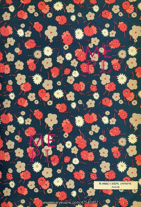 : Fabric design, Art Gout Beaute, 1929 : Fabric design, Art Gout Beaute, 1929