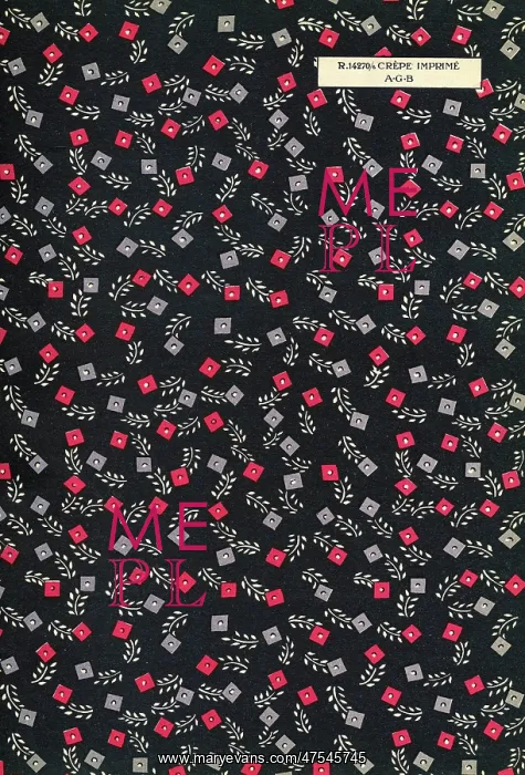 : Fabric design, Art Gout Beaute, 1929 : Fabric design, Art Gout Beaute, 1929