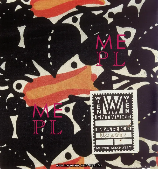 : Fabric sample Wiener Werkstaette : Fabric sample Wiener Werkstaette