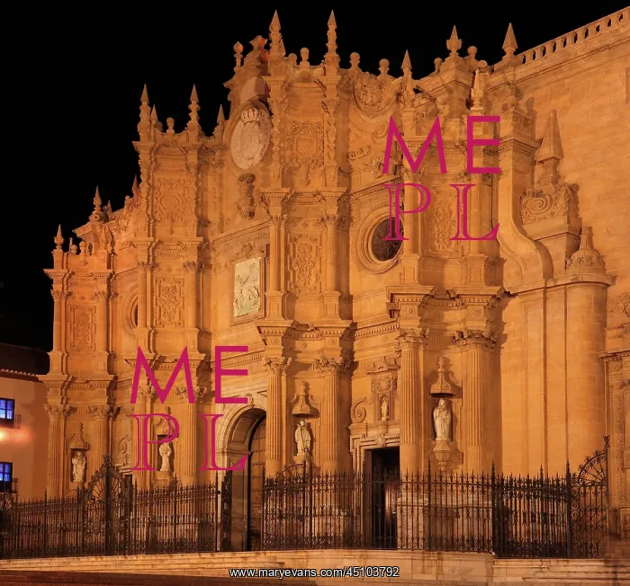 : Facade, Cathedral, Guadix, Andalusia, Spain : Facade, Cathedral, Guadix, Andalusia, Spain