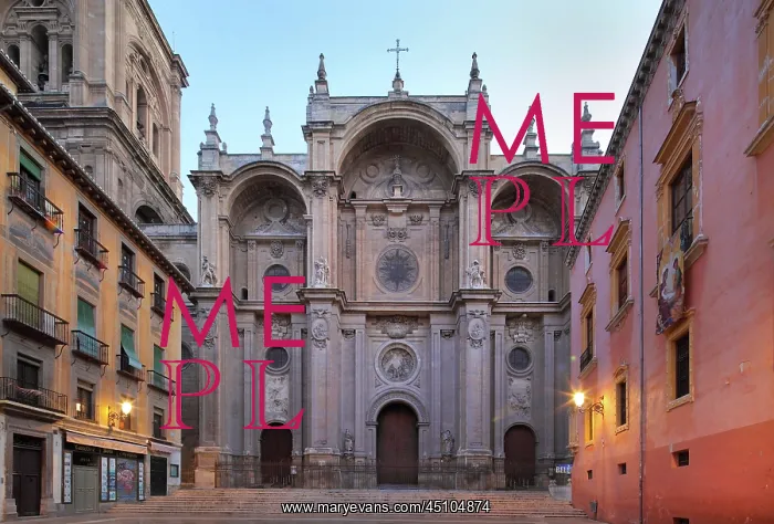 : Facade, Cathedral of the Incarnation, Granada : Facade, Cathedral of the Incarnation, Granada