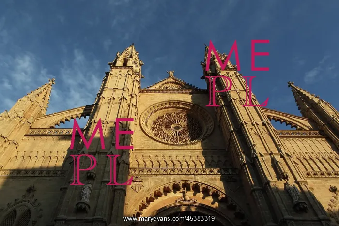  : Facade of Cathedral of Santa Maria of Palma or