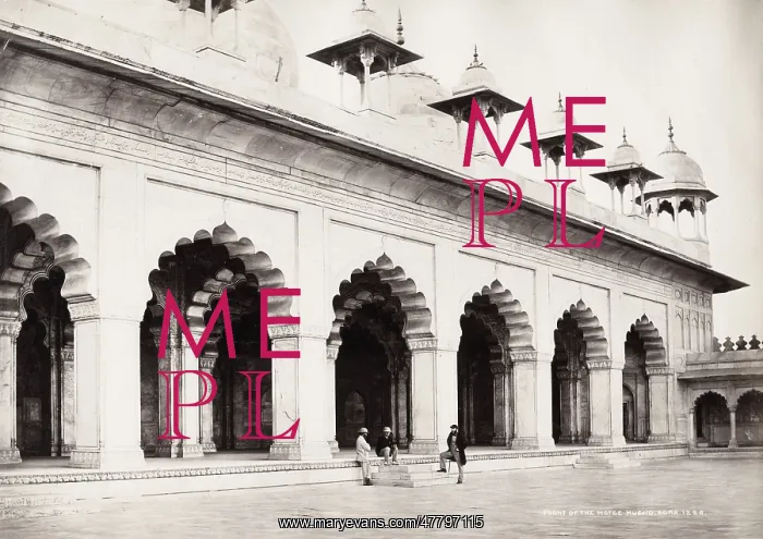 : facade of the Moti Masjid, Agra, India : facade of the Moti Masjid, Agra, India