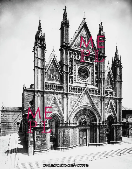 : Italy. Facade of Orvieto's Cathedral : Italy. Facade of Orvieto's Cathedral