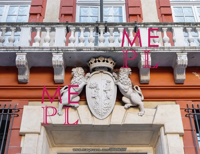 : Facade, Palazzo Rosso, Genoa, Italy : Facade, Palazzo Rosso, Genoa, Italy
