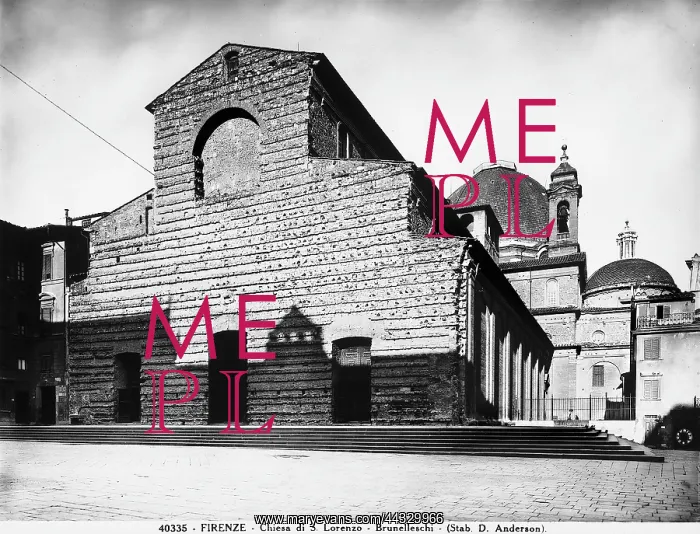 : Italy. Facade of San Lorenzo in Florence : Italy. Facade of San Lorenzo in Florence
