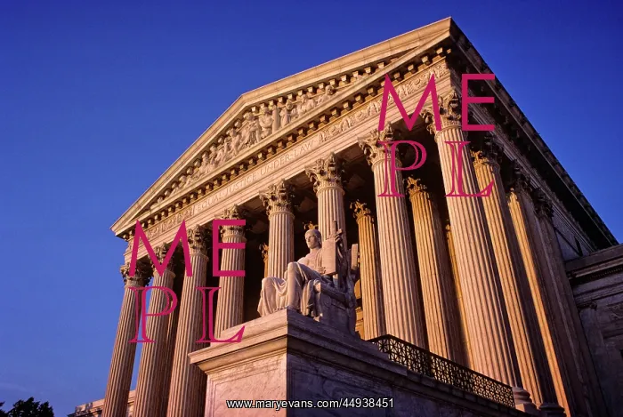 : Front Facade with Statue of Authority of Law Supreme : Front Facade with Statue of Authority of Law Supreme