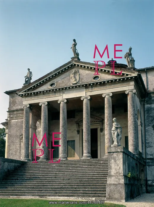 : Facade of the Villa Capra : Facade of the Villa Capra