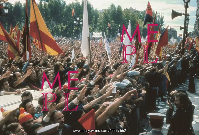 : Facist Franco supporters : Facist Franco supporters