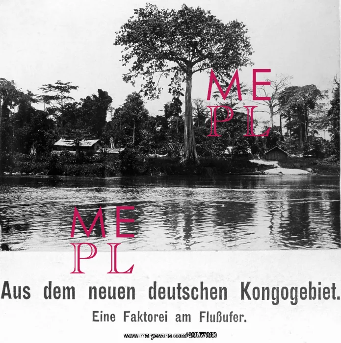 : Factory in the German colony of Cameroon, 1912 : Factory in the German colony of Cameroon, 1912