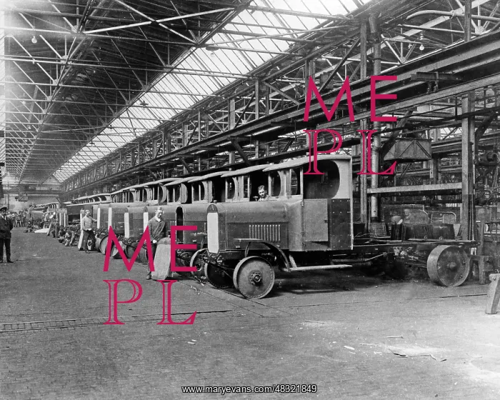  : Factory hall of the Krupp works, 1923