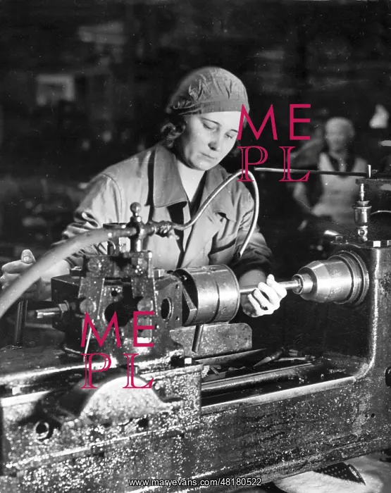 : Factory worker in the Nazi Germany, 1934 : Factory worker in the Nazi Germany, 1934