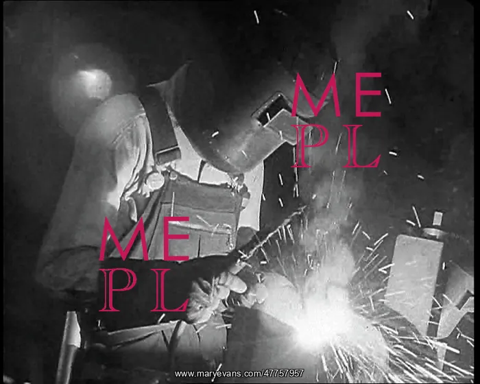 : A Factory Worker Using a Blowtorch : A Factory Worker Using a Blowtorch