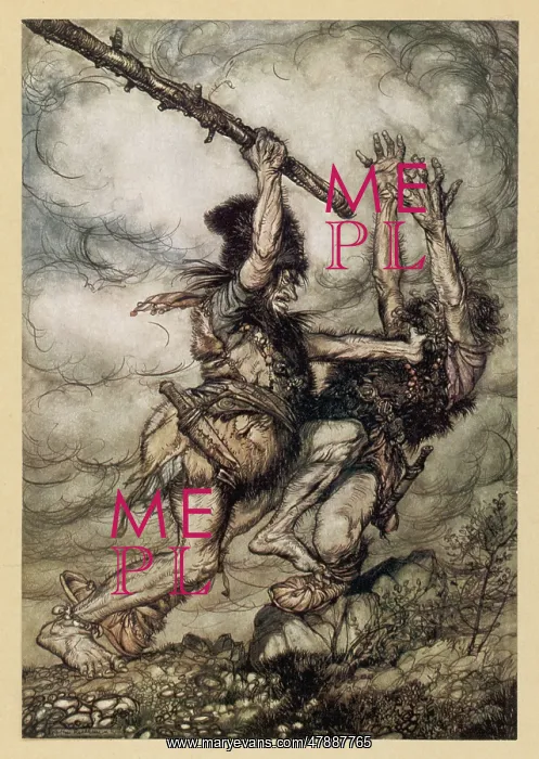 : FAFNER KILLS FASOLT : FAFNER KILLS FASOLT
