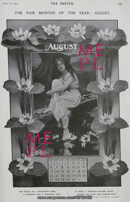 : The fair months of the year: August : The fair months of the year: August
