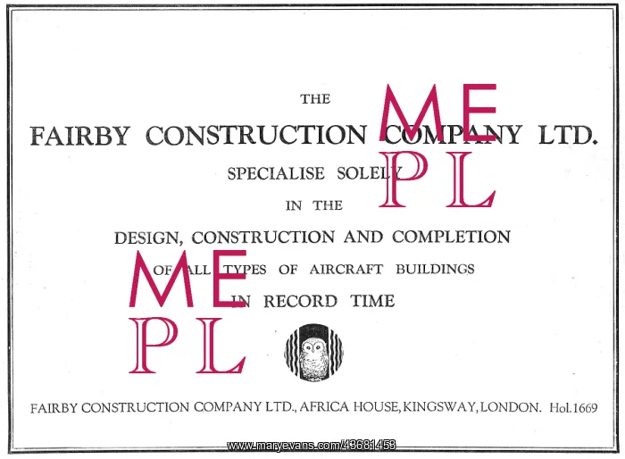 : Fairby Construction Co Ltd - Aircraft Buildings : Fairby Construction Co Ltd - Aircraft Buildings