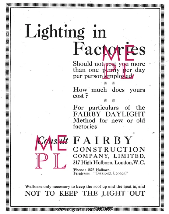 : Fairby Construction Co Ltd: Aircraft Factory Lighting : Fairby Construction Co Ltd: Aircraft Factory Lighting