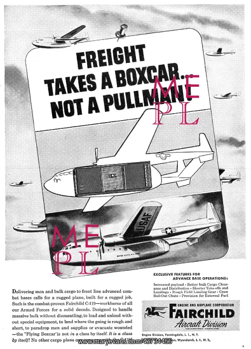  : Fairchild C-119 Flying Boxcar