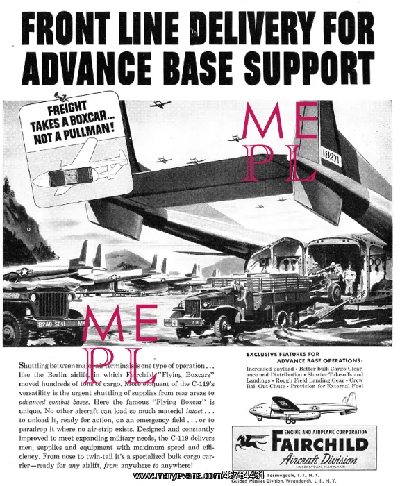 : Fairchild C-119 Flying Boxcar : Fairchild C-119 Flying Boxcar