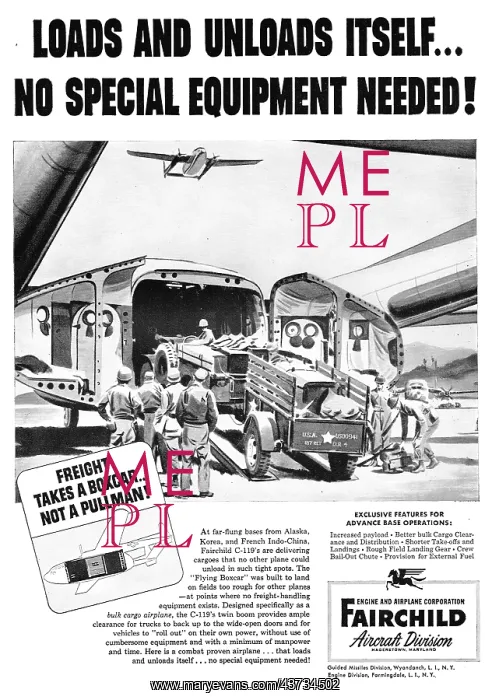 : Fairchild C-119 Flying Boxcar : Fairchild C-119 Flying Boxcar