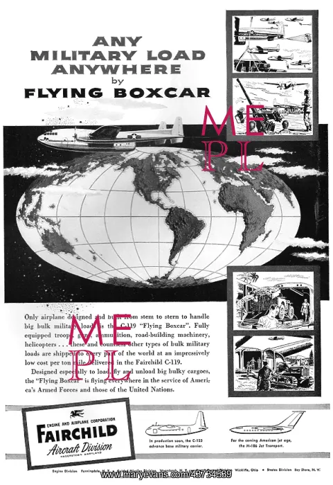 : Fairchild C-119 Flying Boxcar : Fairchild C-119 Flying Boxcar