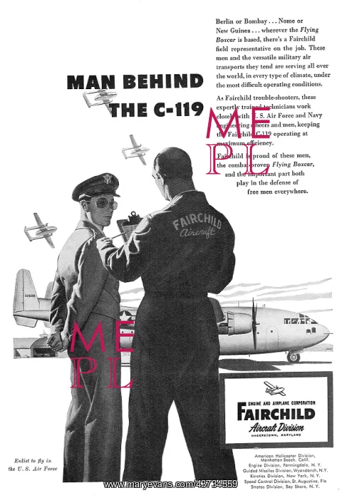 : Fairchild C-119 Flying Boxcar : Fairchild C-119 Flying Boxcar