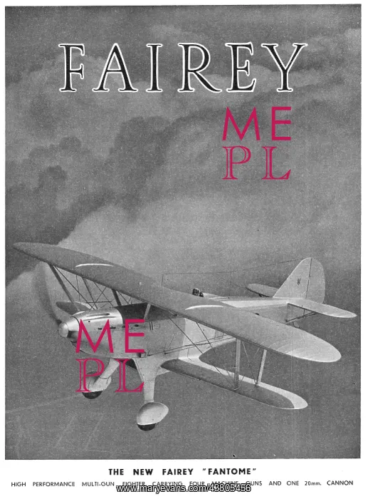 : Fairey Fantome 1935 : Fairey Fantome 1935