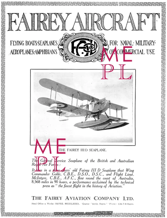 : Fairey IIID Seaplane : Fairey IIID Seaplane