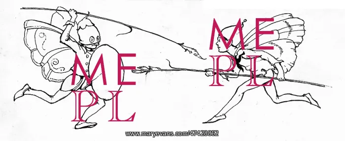 : Fairies fighting with lances : Fairies fighting with lances