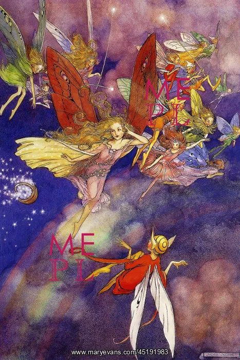 : Fairies in flig ht by Helen Jacobs : Fairies in flig ht by Helen Jacobs