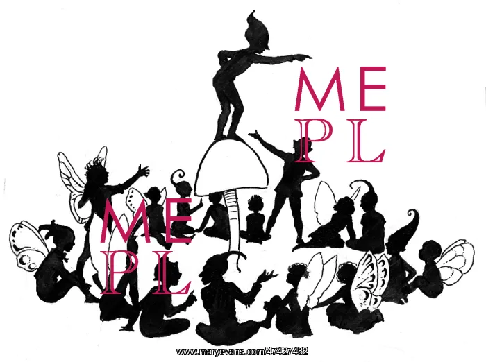 : Fairies gathered for a meeting : Fairies gathered for a meeting