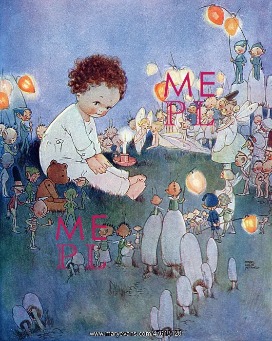 : The Fairies by Mabel Lucie Attwell : The Fairies by Mabel Lucie Attwell
