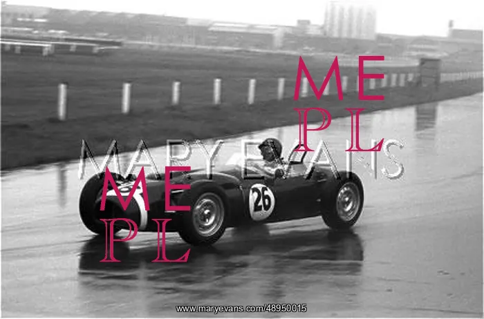 : Fairman in Ferguson P99, Aintree, England : Fairman in Ferguson P99, Aintree, England