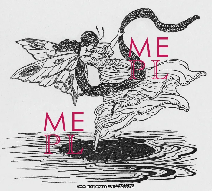 : Fairy dancing on a lily leaf : Fairy dancing on a lily leaf