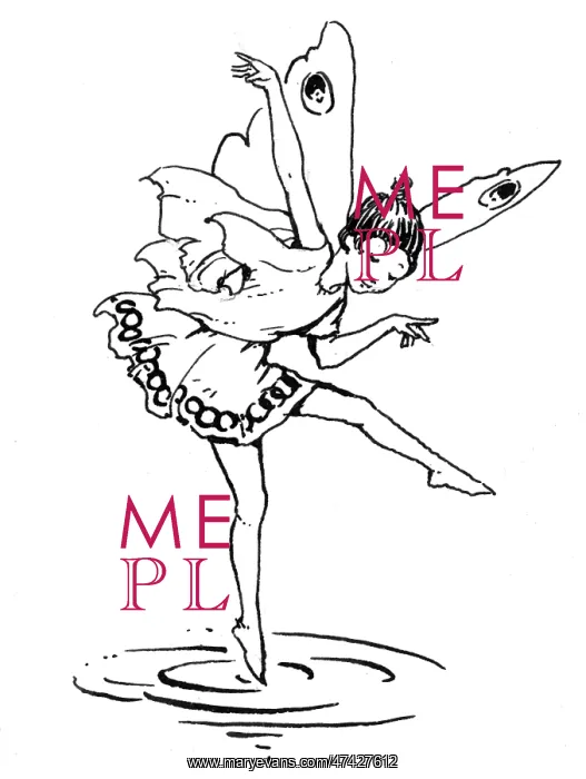 : Fairy dancing on a puddle : Fairy dancing on a puddle