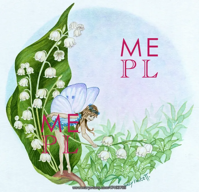  : Fairy on Lily of the Valley