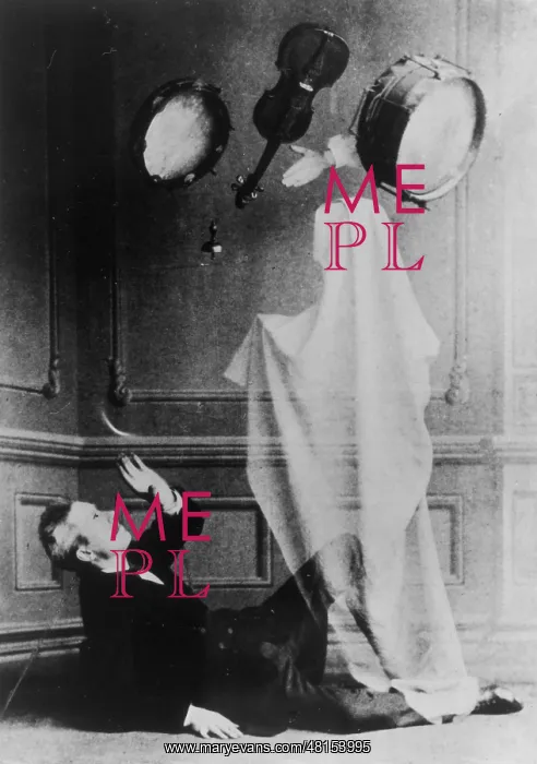 : A fake Victorian photograph of a ghost : A fake Victorian photograph of a ghost