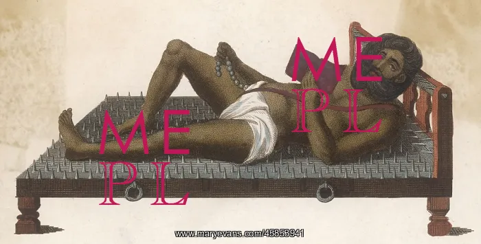 : FAKIR ON BED OF NAILS : FAKIR ON BED OF NAILS