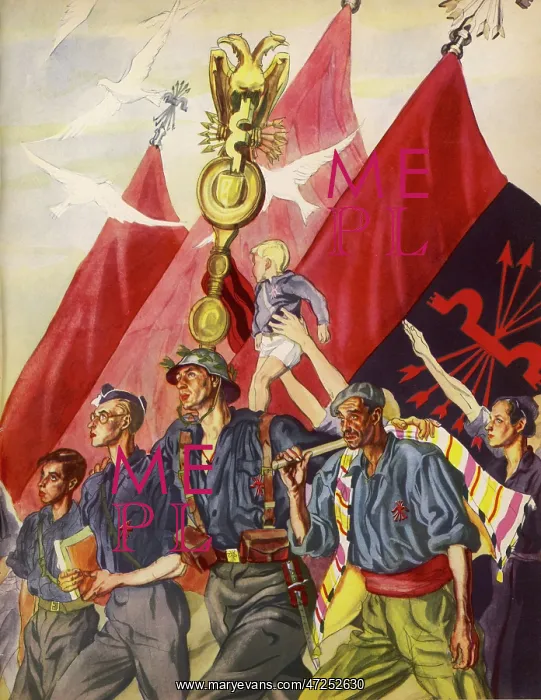 : FALANGIST MARCH POSTER : FALANGIST MARCH POSTER