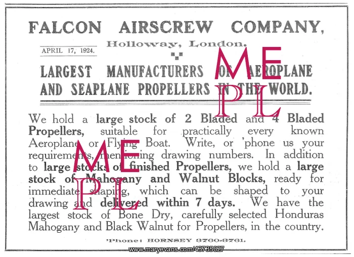  : Falcon Airscrews