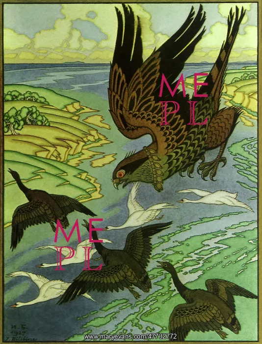  : Falcon and Geese