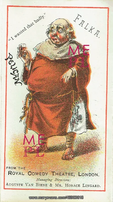 : Falka by H. B. Farnie. Image of the character : Falka by H. B. Farnie. Image of the character