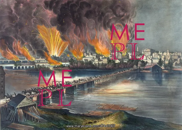 : The fall of Richmond, Va. on the night of April 2d. 1865 : The fall of Richmond, Va. on the night of April 2d. 1865