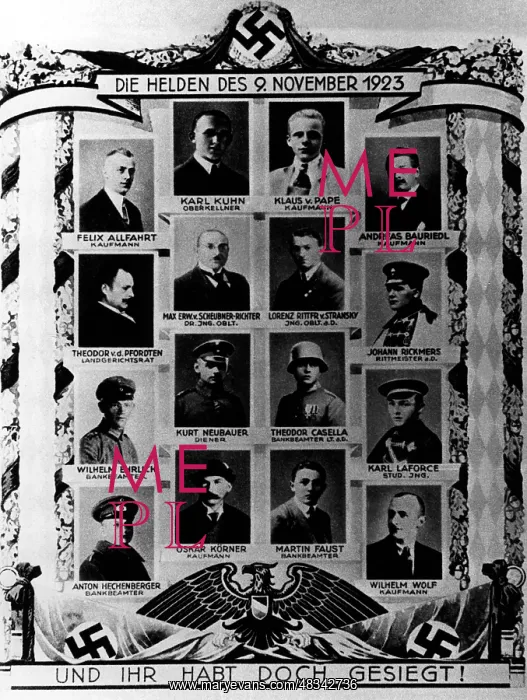 : Fallen of the Beer Hall Putsch in Munich : Fallen of the Beer Hall Putsch in Munich