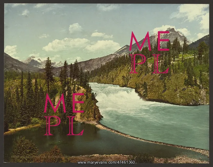 : Falls of the Bow River, Banff, Alberta : Falls of the Bow River, Banff, Alberta