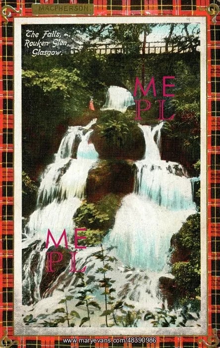: The Falls, Rouken Glen, Lanarkshire : The Falls, Rouken Glen, Lanarkshire