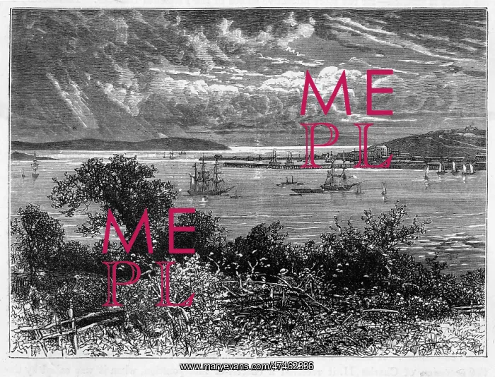  : FALMOUTH. The harbour at Falmouth, Cornwall