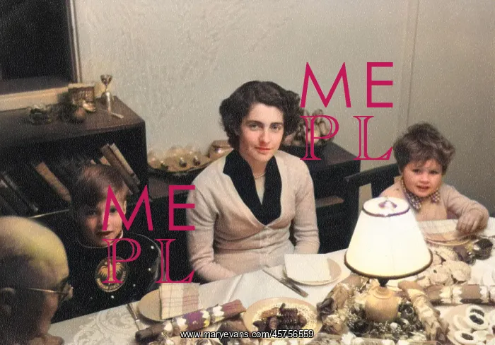 : Family Christmas Dinner - 1950s : Family Christmas Dinner - 1950s